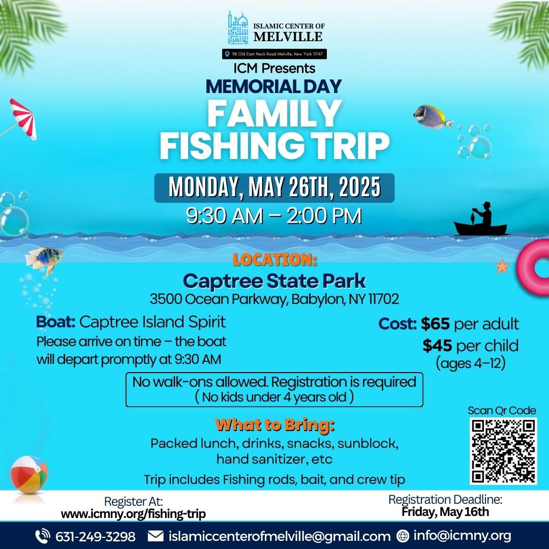 Islamic Center of Melville Fishing Trip